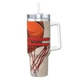 Easygdp Basketball Shot Insulated Stainless Steel Hot/Cold Coffee Cup