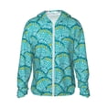 thumbnail image 1 of Easygdp Beautiful Seashells Lightweight Long Sleeve Sun Shirt Sports long-Sleeved Sun Protective Clothing, Quick Drying Breathable - 3X-Large, 1 of 9