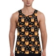 thumbnail image 1 of Easygdp Bee and Honey Men's Tank Top, Sleeveless Muscle T Shirts, Breathable, Quick-Dry, Loose for Gym, Running, Fitness - 4X-Large, 1 of 9