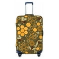 thumbnail image 1 of Easygdp Bees And Honeycombs Double-Sided Printed Elastic Suitcase Protective Cover,Invisible Zipper, Business Trip Luggage Cases,Washable And Resistant To Falling -Medium, 1 of 9