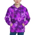thumbnail image 1 of Easygdp Berry Raspberry Boys Hoodie Kids Sweatshirt Youth Pullover With Hood-Large, 1 of 6