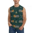 thumbnail image 1 of Easygdp Big Machine Men's Breathable Tank Tops Sleeveless Sporty T Shirts for Basketball, Mountaineering, Bodybuilding -XX-Large, 1 of 8