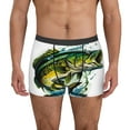 thumbnail image 1 of Easygdp Big bass fish Men's Boxer Briefs,Soft and Breathable Cotton Underwear with ComfortFlex Waistband-X-Large, 1 of 5