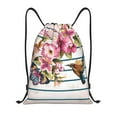 thumbnail image 1 of Easygdp Bird and Floral Drawstring Backpack, Beach Sackpack, Travel Sackpack Lightweight for Sports, Gym, Travel, Swimming - Medium, 1 of 9