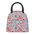 thumbnail image 1 of Easygdp Birds Flowers Large Insulated Lunch Bag，Aluminum Lining, Spacious Design, Leakproof, Ideal for Work, Picnics, Travel, and Outdoor Activities-One Size, 1 of 6