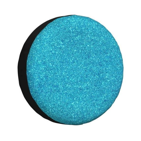 Easygdp Blue Glitter Wheel Sun Guard, Spare Tire Cover,Universal Trailer Suv Truck Camper Travel,Easy To Install And Remove -16 Inch