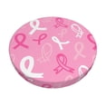 thumbnail image 1 of Easygdp Breast Cancer Awareness (3) Easy To Install Bar Chair Cover&Cound Chair Cover&Elastic Stool Cover, Washable&Bottom With Elastic Edge - 12 Inch, 1 of 7