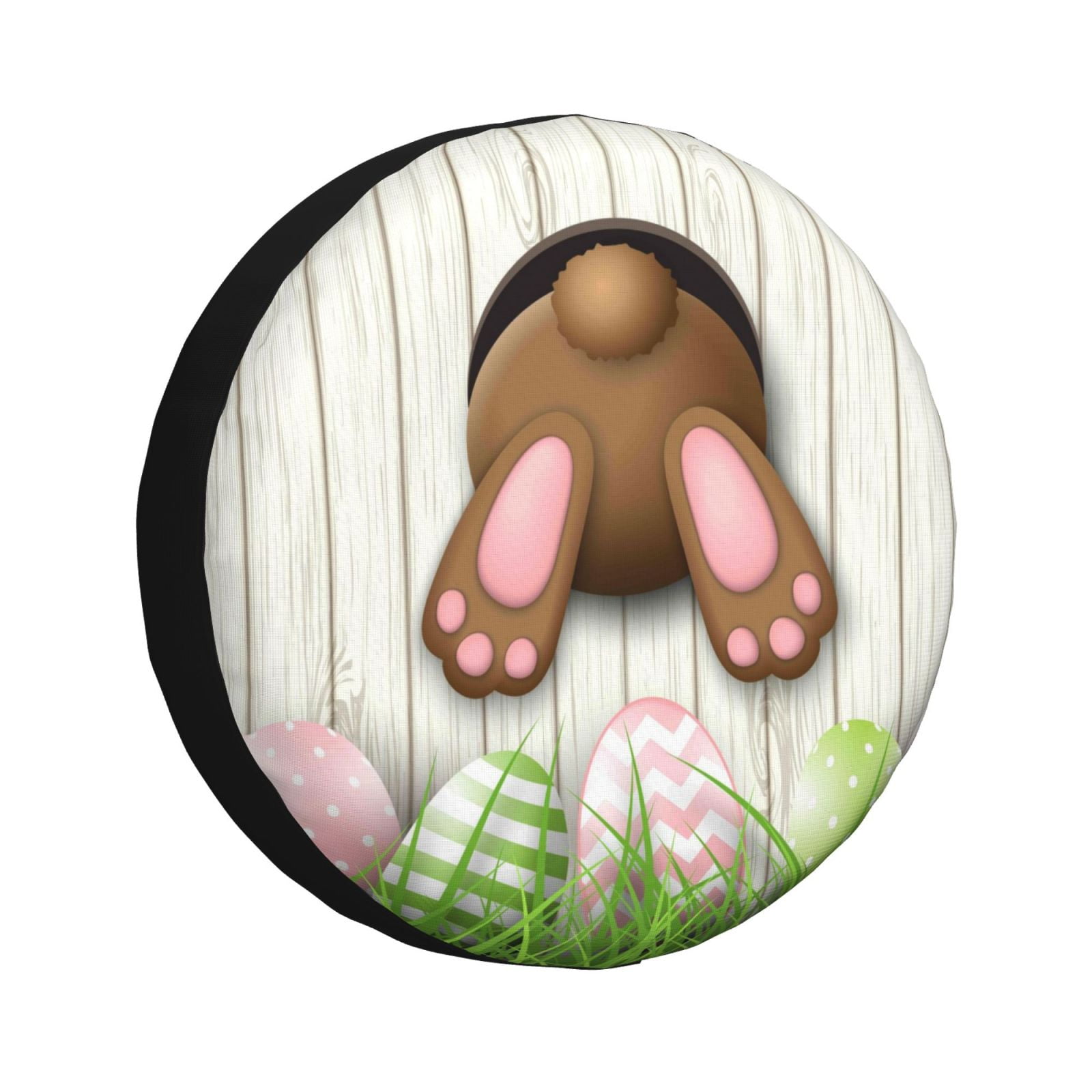 Easygdp Brown Bunny Wheel Sun Guard, Spare Tire Cover,Universal Trailer ...