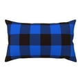 thumbnail image 1 of Easygdp Buffalo Plaid Blue Black Envelope Closure Pillowcase - 20x36in, Queen Pillowcase, Breathable, Stain-Resistant, Wrinkle-Free, 1 of 9