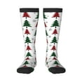 thumbnail image 1 of Easygdp Buffalo Plaid Christmas Trees Soccer Socks Sport Knee High Socks Calf Compression Athletic Socks for Men and Women, 1 of 9