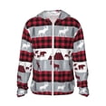 thumbnail image 1 of Easygdp Buffalo Plaid Forest Lightweight Long Sleeve Sun Shirt Sports long-Sleeved Sun Protective Clothing, Quick Drying Breathable - Small, 1 of 9