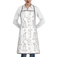 thumbnail image 1 of Easygdp Bunny And Bird Apron Waterdrop Resistant with 2 Pockets,Oil Resistant Cooking Kitchen Chef Apron for Women Men, 1 of 7
