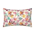 thumbnail image 1 of Easygdp Butterflies and Roses Pillowcase 20×30 inches, Throw Pillowcase with Invisible Zipper for Bedroom, Sofa, Office, 1 of 8