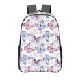 thumbnail image 1 of Easygdp Butterflies in Pastel Clear Backpack, Transparent Bookbag for School for Women Men, Capacity Clear Bag for College, Travel, 1 of 7