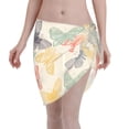 thumbnail image 1 of Easygdp Butterfly Women's Short Sarong Skirt Swimsuit Coverups for Women Swimsuit Shawl, Translucent, Quick Drying, 1 of 7