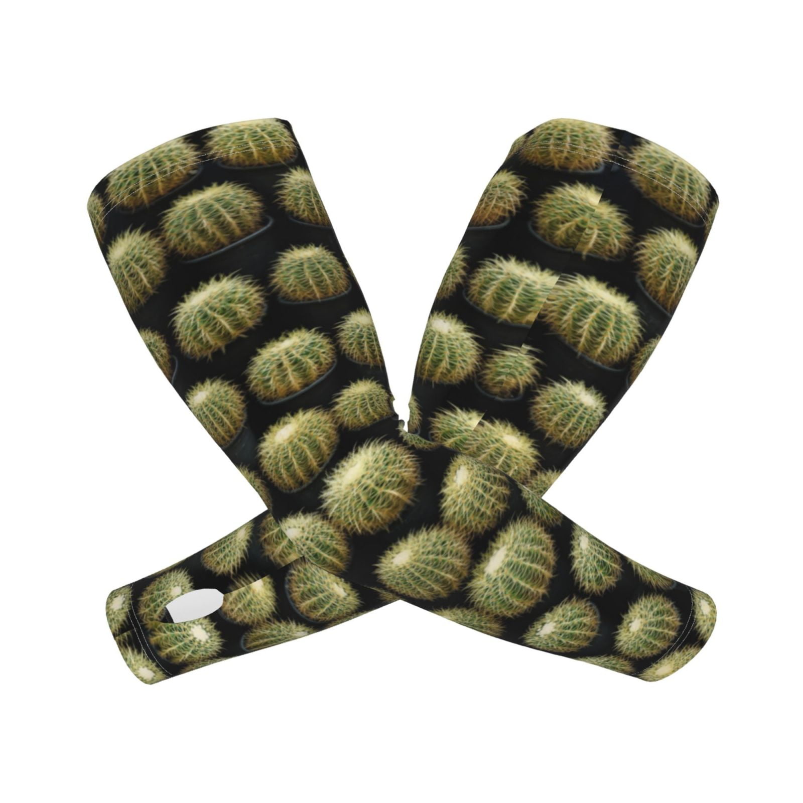 Easygdp Cactus Farmland Cooling Sun Sleeves Arm Sleeves for Men & Women