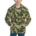 thumbnail image 1 of Easygdp Camouflag Boys Hoodie Kids Sweatshirt Youth Pullover With Hood-Small, 1 of 6