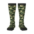 thumbnail image 1 of Easygdp Camouflage Dinosaur Soccer Socks Sport Knee High Socks Calf Compression Athletic Socks for Men and Women, 1 of 9