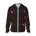 thumbnail image 1 of Easygdp Cardiogram and Heart Lightweight Long Sleeve Sun Shirt Sports long-Sleeved Sun Protective Clothing, Quick Drying Breathable - Medium, 1 of 9