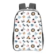 thumbnail image 1 of Easygdp Cartoon Animals Clear Backpack, Transparent Bookbag for School for Women Men, Capacity Clear Bag for College, Travel, 1 of 7