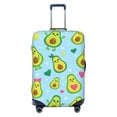thumbnail image 1 of Easygdp Cartoon Avocado Print Elastic and Washable Suitcase Protective Cover with Hidden Zipper Fits 18-32 inch Luggage -X-Large, 1 of 9