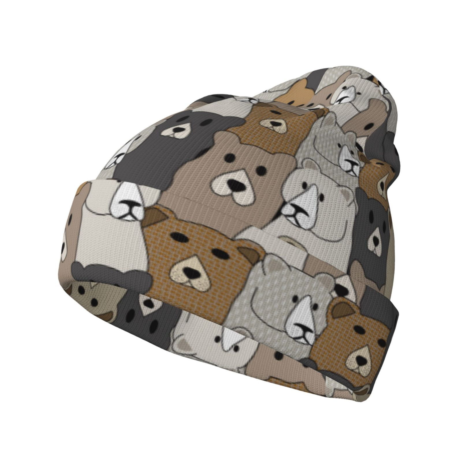 Bear Buddies Winter Knitted Cap- Red main image 0