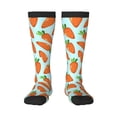 thumbnail image 1 of Easygdp Cartoon Carrot Fashionable Adult Sockings&Sports Sockings&Breathable Sockings, Non-Pilling,Contrasting Color Design, 1 of 9