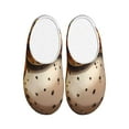 thumbnail image 1 of Easygdp Cartoon Cheetah With Attitude Slippers for Women Mens Winter Warm Home Slippers Plush Slip on House Slippers for Indoor Outdoor Shoes-39/40, 1 of 7