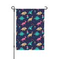 thumbnail image 1 of Easygdp Cartoon Dinosaur Garden Flag Yard Flag Welcome Flag, Double-Sided, Weather Resistant for Outdoor Decor - 12.5"x18", 1 of 9