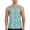 thumbnail image 1 of Easygdp Cartoon Funny Goose Men's Tank Top, Sleeveless Muscle T Shirts, Breathable, Quick-Dry, Loose for Gym, Running, Fitness - XX-Large, 1 of 9