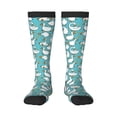 thumbnail image 1 of Easygdp Cartoon Funny Goose Soccer Socks Sport Knee High Socks Calf Compression Athletic Socks for Men and Women, 1 of 9