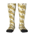 thumbnail image 1 of Easygdp Cartoon Honey Pot Bee Sunflower Fashionable Adult Sockings&Sports Sockings&Breathable Sockings, Non-Pilling,Contrasting Color Design, 1 of 9