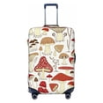 thumbnail image 1 of Easygdp Cartoon Mushrooms Double-Sided Printed Elastic Suitcase Protective Cover,Invisible Zipper, Business Trip Luggage Cases,Washable And Resistant To Falling -Medium, 1 of 9