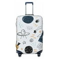 thumbnail image 1 of Easygdp Cartoon Planets Double-Sided Printed Elastic Suitcase Protective Cover,Invisible Zipper, Business Trip Luggage Cases,Washable And Resistant To Falling -Small, 1 of 9
