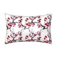 thumbnail image 1 of Easygdp Cherry Blossoms Pillowcase 20×30 inches, Throw Pillowcase with Invisible Zipper for Bedroom, Sofa, Office, 1 of 8