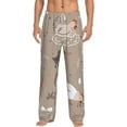 thumbnail image 1 of Easygdp Chicken Men's Pajama Pant, Sleep Elastic Waistband Lounge Pants - Small, 1 of 9