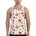 thumbnail image 1 of Easygdp Childrens Party Men's Tank Top, Sleeveless Muscle T Shirts, Breathable, Quick-Dry, Loose for Gym, Running, Fitness - Large, 1 of 9