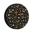 thumbnail image 1 of Easygdp Christmas Cookie Reindeer Wheel Cover,Spare Tire Cover,4-17in Spare Tire Cover Universal Fit for Trailer, Car, Truck, SUV, Jeep-15 inch, 1 of 6