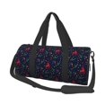 Easygdp Christmas Deer Travel Duffle Bag,Carry on Bag Travel Bags Gym
