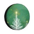 thumbnail image 1 of Easygdp Christmas Green Automobile Tire Dust Cover, 14-17in Spare Tire Cover Universal Fit for Trailer, Car, Truck, SUV, Jeep - 15 inch, 1 of 9