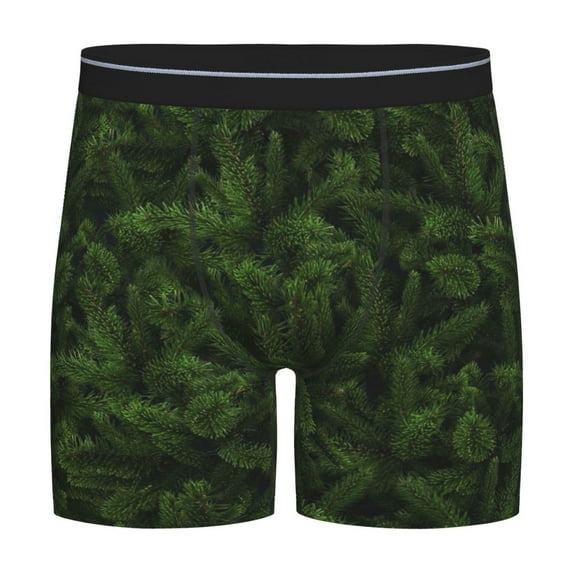 Easygdp Christmas Tree Branches Men's Boxer Briefs Men’s Underwear Boxer Briefs for Men