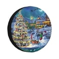 thumbnail image 1 of Easygdp Christmas Tree Wheel Sun Guard, Spare Tire Cover,Universal Trailer Suv Truck Camper Travel,Easy To Install And Remove -16 Inch, 1 of 9