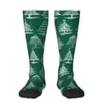 thumbnail image 1 of Easygdp Christmas Trees Soccer Socks Sport Knee High Socks Calf Compression Athletic Socks for Men and Women, 1 of 9