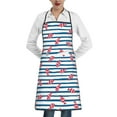 thumbnail image 1 of Easygdp Clown Fish Apron Waterdrop Resistant with 2 Pockets,Oil Resistant Cooking Kitchen Chef Apron for Women Men, 1 of 7
