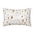 thumbnail image 1 of Easygdp Coffee Pillowcase 20×30 inches, Throw Pillowcase with Invisible Zipper for Bedroom, Sofa, Office, 1 of 8