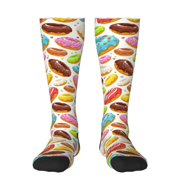 Easygdp Color Donut Fashionable Adult Sockings&Sports Sockings&Breathable Sockings, Non-Pilling,Contrasting Color Design