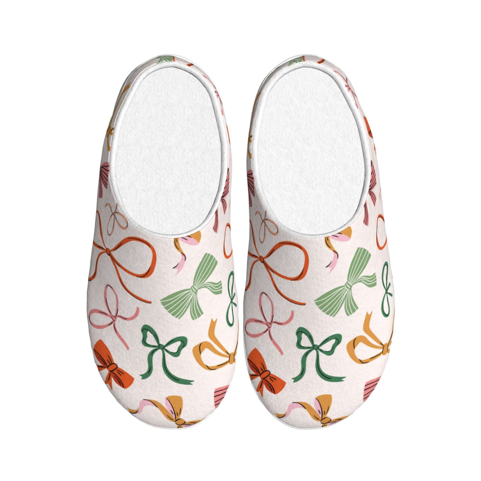Bow Knot Household Cotton Slippers