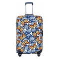 thumbnail image 1 of Easygdp Colorful Butterfly1 Print Elastic and Washable Suitcase Protective Cover with Hidden Zipper Fits 18-32 inch Luggage -Large, 1 of 9