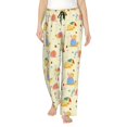thumbnail image 1 of Easygdp Colorful Cartoon Snail Women's Drawstring Pajama Pants | Lounge Joggers Sweatpants | Comfy Sleepwear | Yoga Pants-Small, 1 of 6