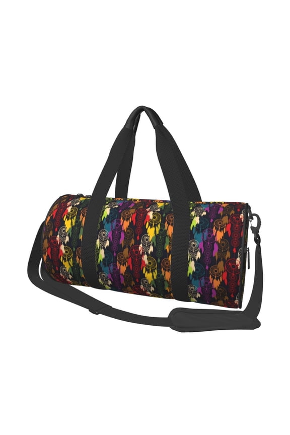 Colorful Dreamcatcher Travel Duffle Bag,Carry on Bag Travel Bags Gym Bag Carry On Luggage Bags